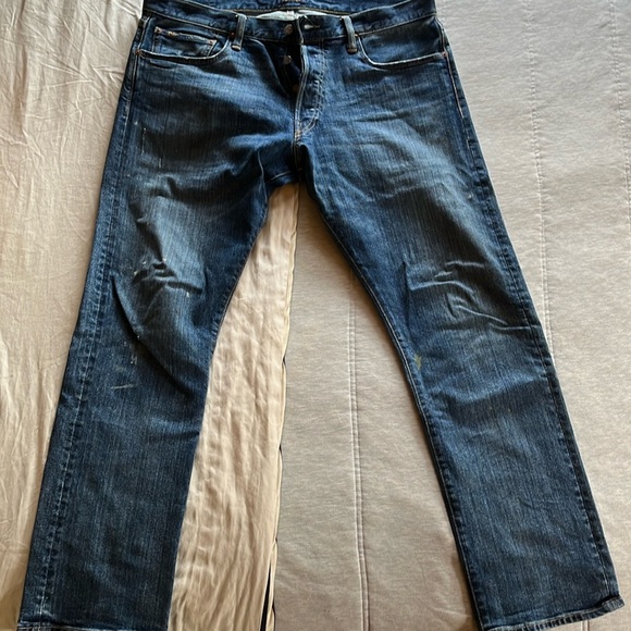 Polo Ralph Lauren Other - Polo Ralph Lauren Varick Slim-Straight Paint Splatter Denim 34x30